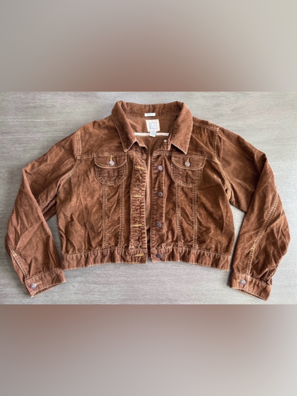 Vintage Brown Corduroy Old Navy Jacket Ribbed XXL